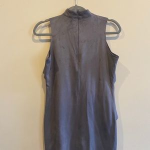 Suede dress